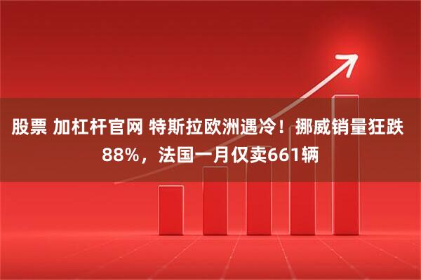 股票 加杠杆官网 特斯拉欧洲遇冷！挪威销量狂跌 88%，法国一月仅卖661辆