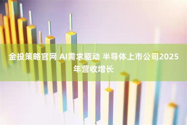 金投策略官网 AI需求驱动 半导体上市公司2025年营收增长
